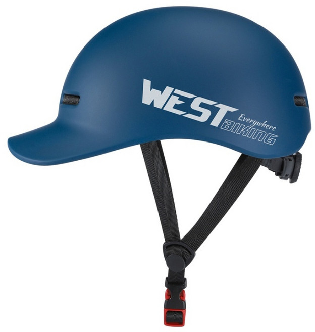 시그니처베이지 자전거 킥보드 스케이트 보드 모자 어반 캐주얼 캡 헬멧 YPZ119, 다크 블루, 1개