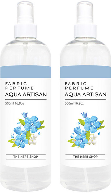 더허브샵 섬유향수, 아쿠아아티산, 500ml, 2개