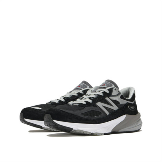 4위 - 뉴발란스 990 V6 MADE in USA 남성용 러닝화 쿠셔닝 로우탑 스니커즈 캐주얼 운동화 코어 블랙 화