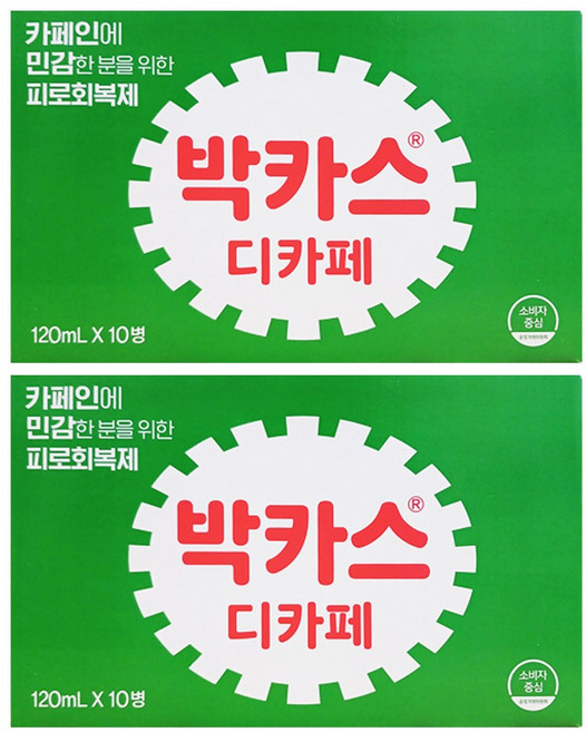 동아제약 박카스 디카페 디카페인, 120ml, 20개입