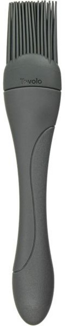 토볼로 소형 7인치 내열 주방 실리콘 요리 브러시 페이스트리 베이킹 바스팅 소스 마리네이드 글레이징 오일 바스테 미트 케이크 디저트 슬레이트 그레이, Charcoal Gray