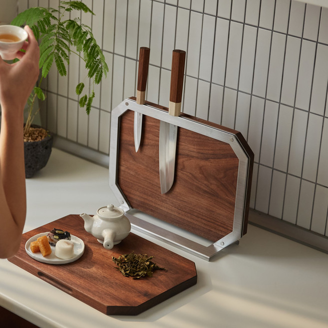 헤리터 시그니처 세트2 (식과도 1개+ 도마2개+프레임), 식과도 1개 set+도마2개 프레임set, 1개