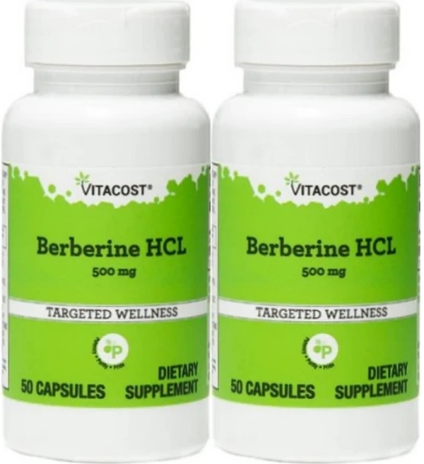 비타코스트 베르베린 HCl 500mg, 2개, 50정 - 쿠팡