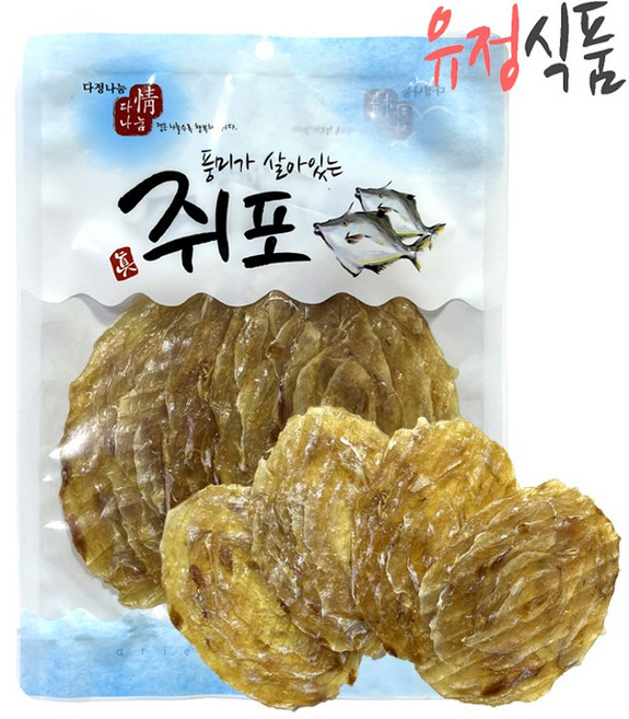 풍미가 살아있는 오리지널 옛날 쥐포, 3개, 140g