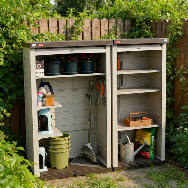 농기구 보관함 농막 정리함 야외 조립식 창고 간이, 야외용 캐비닛 바퀴 850EK 제외 1개