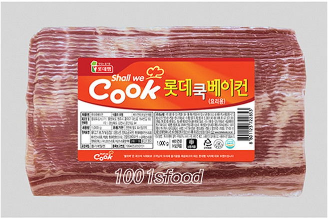 롯데쿡 베이컨 1k, 1개