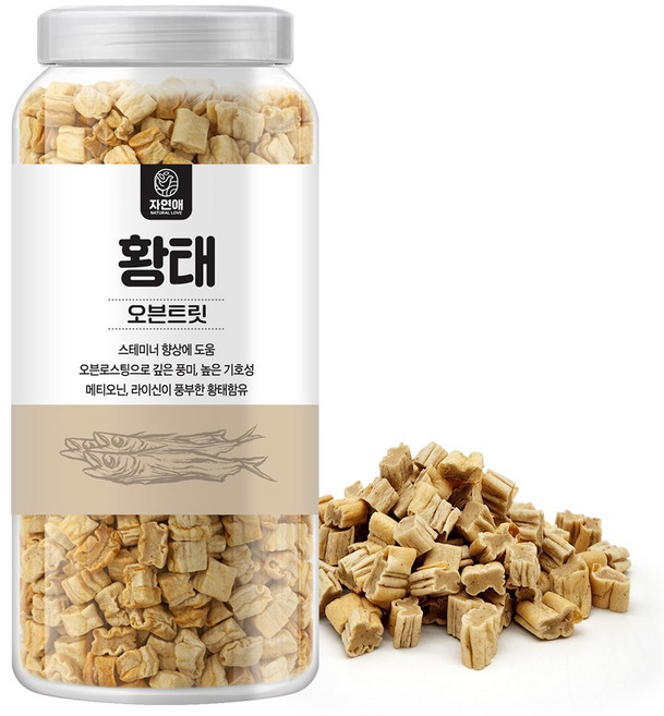 자연애 강아지 간식 오븐에 구운 황태 380g, 단품, 1개