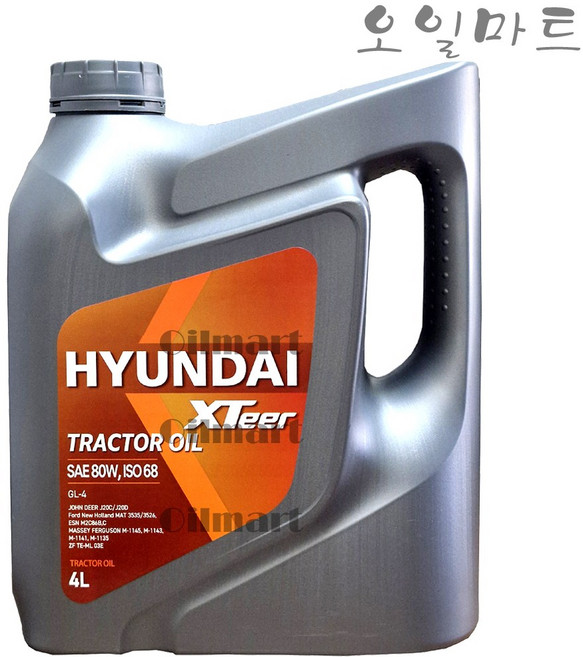 오일마트 엑스티어 XTEER 트랙터 4리터 트랙터오일 유압유 밋션 기어오일 트렉터, 1개