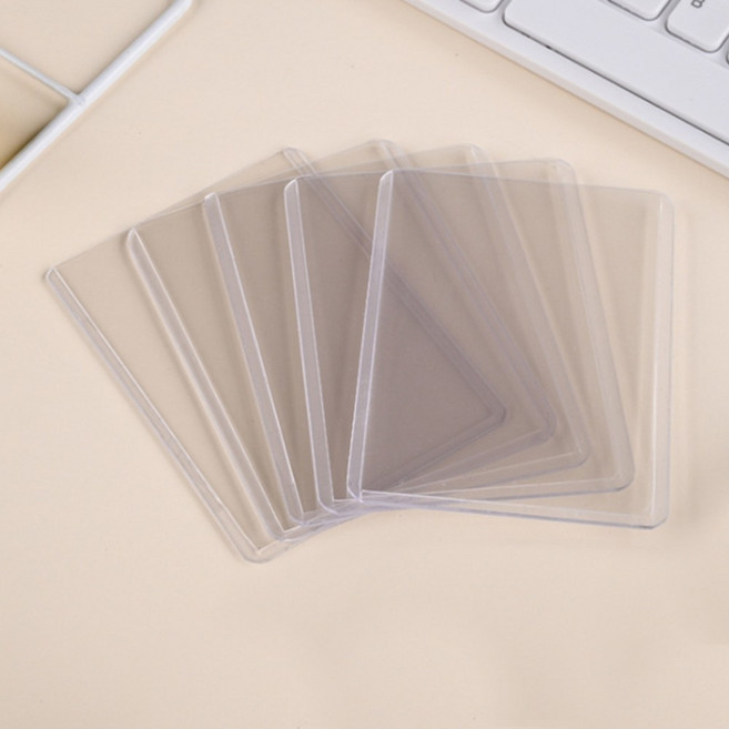 GS 카드 보관 케이스 정리 플라스틱 파손방지 홀더 구겨짐 기스 수납 하드 사진 투명 명함