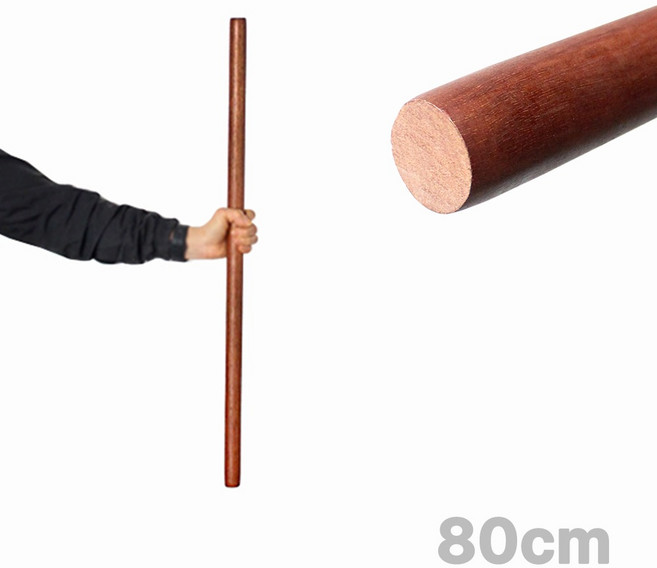 박달나무 운동봉 80cm ( 나무 스트레칭봉 홈트 홈짐 필라테스 원목 요가봉 스트레칭바 마사지 긴 밀대 홍두깨 우드소품 체조봉 목봉 발 지압봉 )