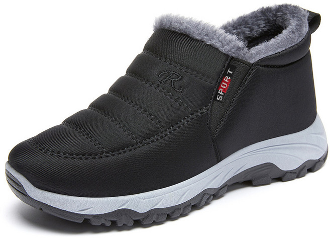 BLACK k7앵클부츠 겨울 남여 기모 도톰 숏 패딩부츠