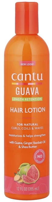 칸투 구아바 헤어 로션 자연스러운 곱슬머리 웨이브 머리용 354ml (12 fl oz) CTU-94252, 1, 355ml - 쿠팡