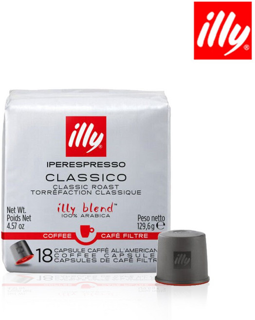 일리 필터캡슐커피 Y3.2 아메리카노 클라시코 캡슐커피, 7.2g, 18개입, 1개
