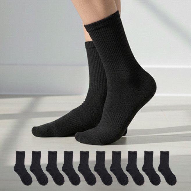 나바바 NY003 데일리 중목 양말 10켤레 세트