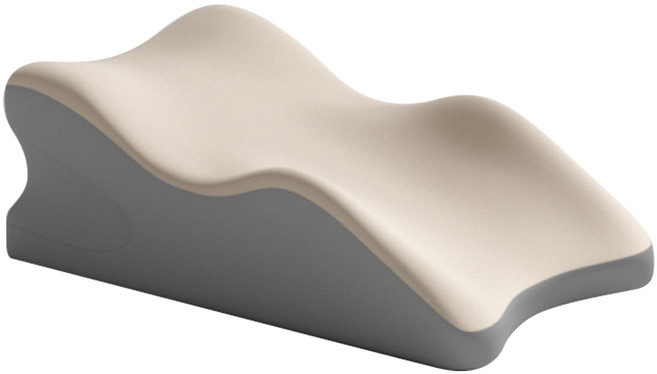 Youchen 역류방지 경사베개 속편한 베개 다기능 허리 등받이쿠션 자세교정 경추목베개 엎드려 베개 웨지필로우 쿠션 배개 성형 베개, 1개, 베이지