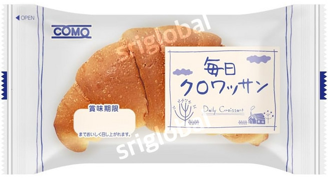 일본 롱라이프 장기보존 빵 코모 매일 크루아상 32개입