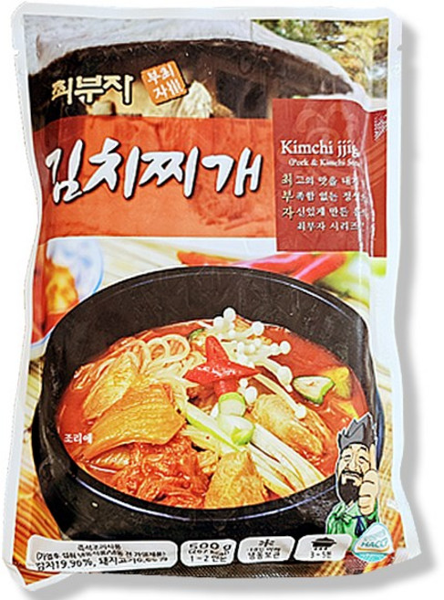 최부자 김치찌개 냉동, 1개, 500g