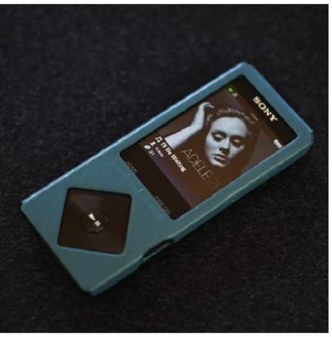 디그니스 소니 NW-A27 NW-A25 NWZ-A17 NWZ-A15 NWZ-A10 가죽케이스, 블루, 1개