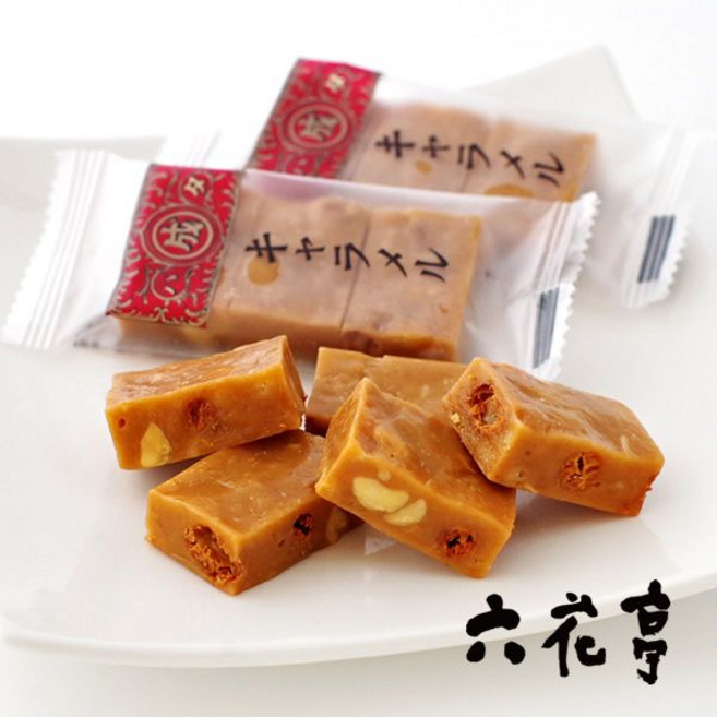 북해도본점 롯카테이 마루세이 버터샌드 5개 +아몬드 카라멜 6봉지 세트, 1개