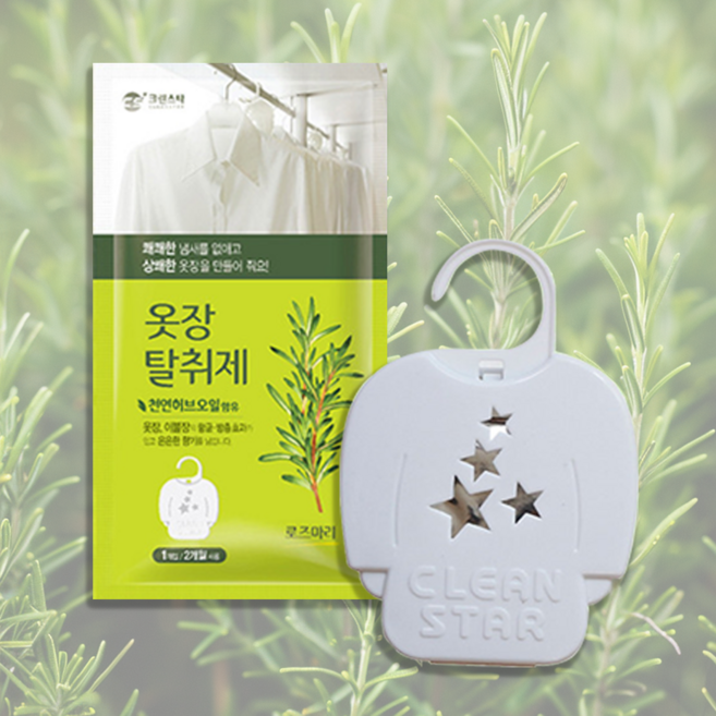 크린스타 옷장 탈취제 10개입, 10개, 4g