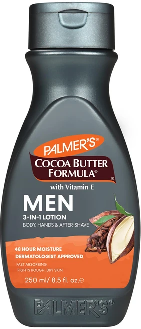 Palmer's Cocoa Butter Formula Men's 3-in-1 Fast Absorbing Face & Body Lotion 8.5 oz., 1개, 250ml - 쿠팡