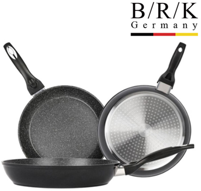 독일 BRK 프라이팬 코팅팬 인덕션 인덕션용 후라이팬 스텐팬, 1개, 28cm