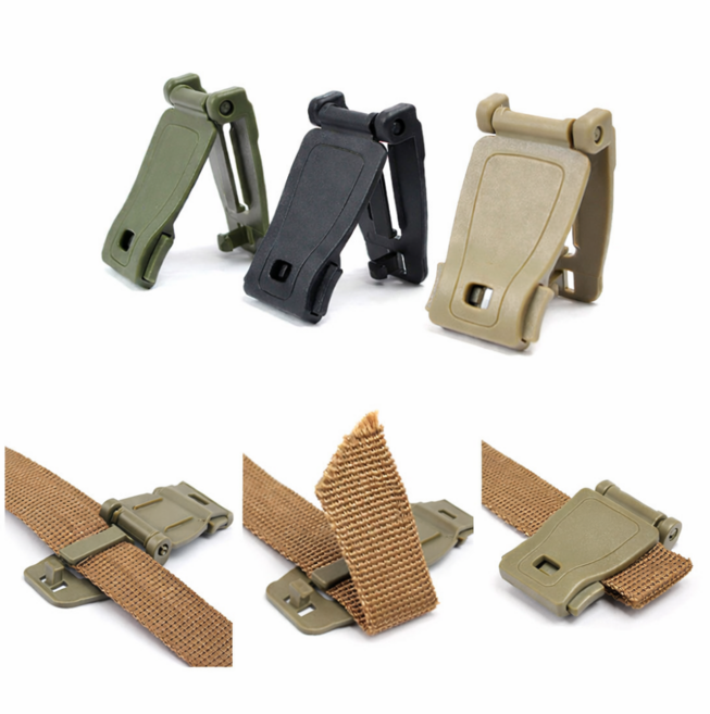 삼송언니 백팩 책가방 가방끈 고정용 클립 버클, 4개, 검정