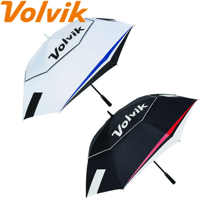 볼빅 VBEB V로고 UV 이중방풍 골프우산, 블랙(BLACK), 1개