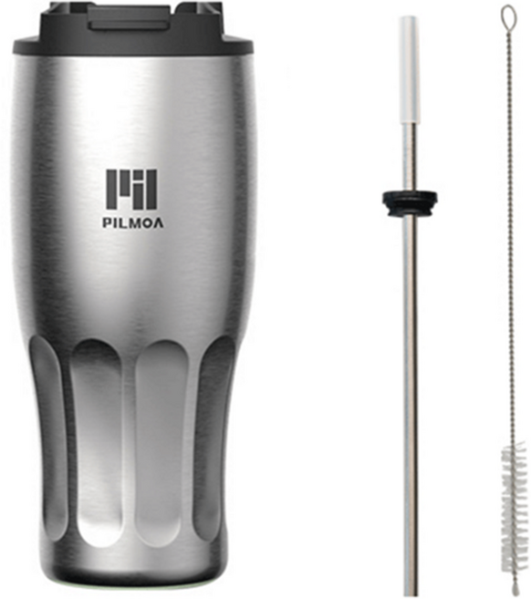 필모아 텀블러 E900, 실버, 900ml, 1개