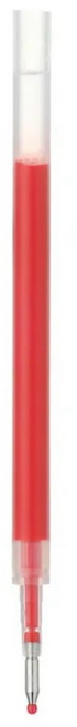 MUJI 젤잉크 노크식 볼펜 리필 0.5mm, 2개, 레드