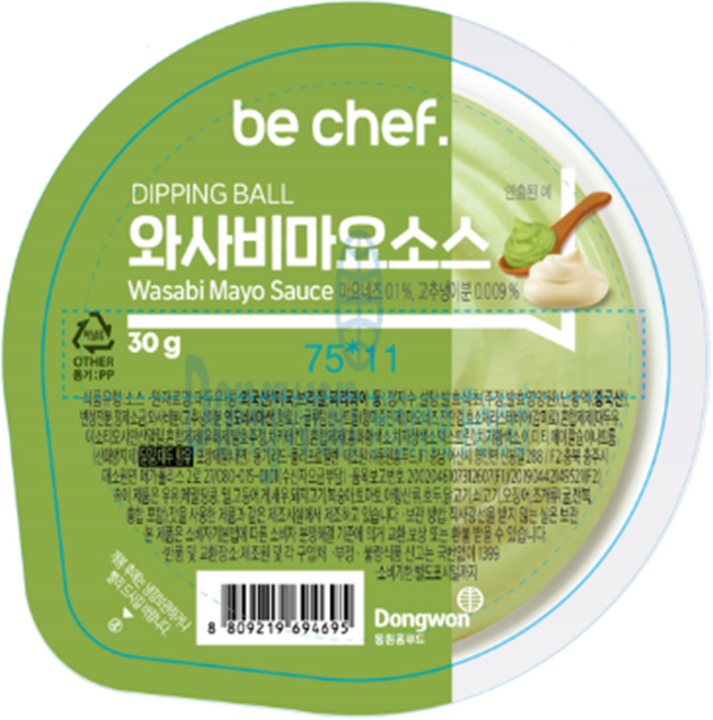 동원 비셰프 와사비마요소스, 960g, 1세트