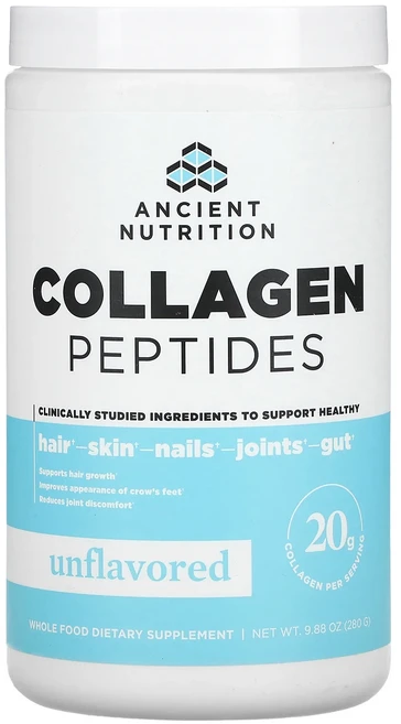 몸관리하세요 겨울입니다 Ancient Nutrition 콜라겐 펩타이드 무맛 280g(9.88oz) 특별관리진행, AncientNutrition콜라겐펩타이드무맛280g9, 280g, 1개 - 쿠팡