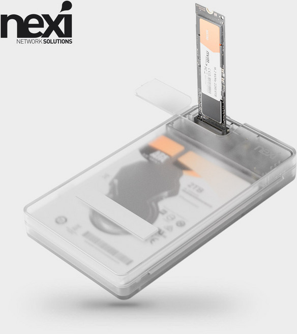 넥시 NX1656 USB3.1 Gen2 2.5인치 외장케이스+M.2 도킹스테이션, 1개