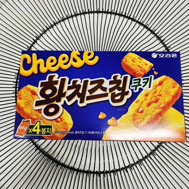 오리온 황치즈칩 쿠키 초코칩 쿠키 황치즈맛, 3박스, 256g
