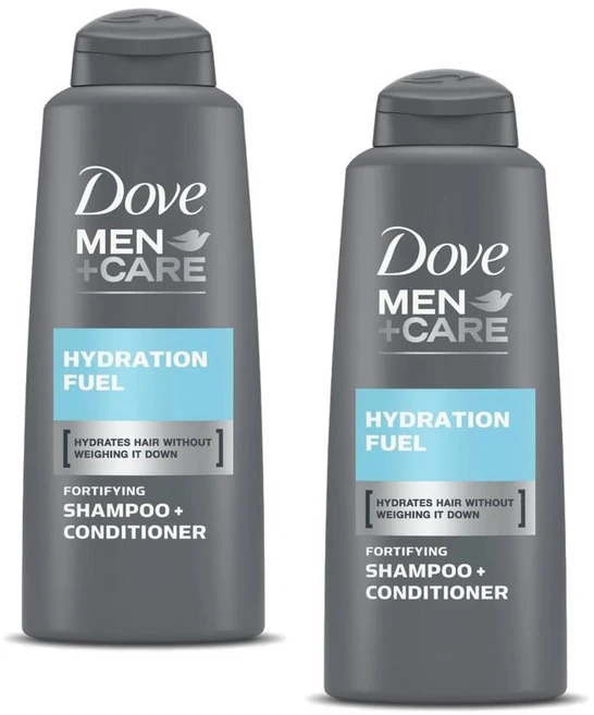 도브 맨 케어 하이드레이션 퓨얼 투인원 샴푸 컨디셔너 Dove Men Hydration Fuel, 2개, 603ml - 쿠팡