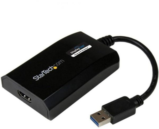StarTech.com USB 3.0 to VGA 디스플레이 어댑터 1920x 1200 1080p DisplayLink 인증 비디오 컨버터외부 그래픽 카드 포함 Mac PCUS, USB 3.0 to HDMI_Adapter