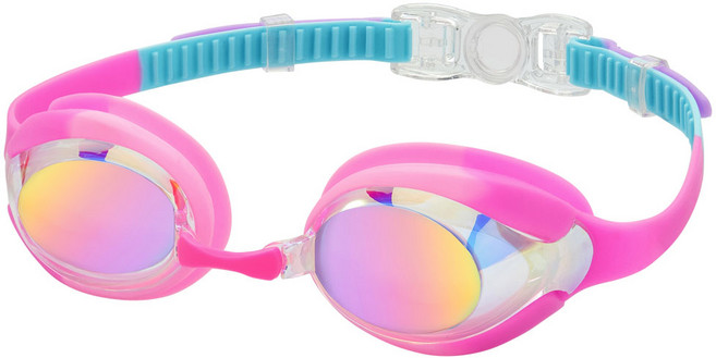 따블리에 이지핏 미러 아동수경 키즈수경 어린이수경 유아수경, 핑크, 1개