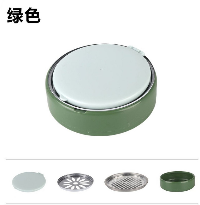 多功能蚊香盒 蚊香分離器 帶蓋設計, 蚊香分離器+蚊香盒一套,綠色款, 綠色, 蚊香分離器+蚊香盒一套