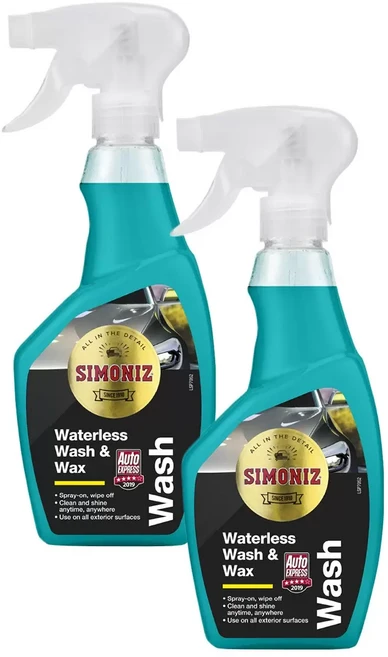 Simoniz 星耀無水洗車蠟(免沖洗完成快速洗車上蠟）, 2個, 500ml