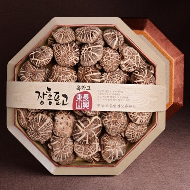 감동 장흥동산 표고 흑화고 팔각세트 400g, 1개