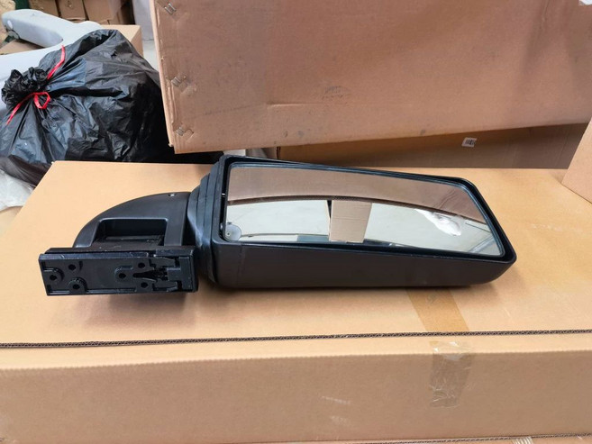 버스 백미러 교체 반사경 부품 방수필름 적용 교체용, 1개, 수동 숏 암, 기본 색상