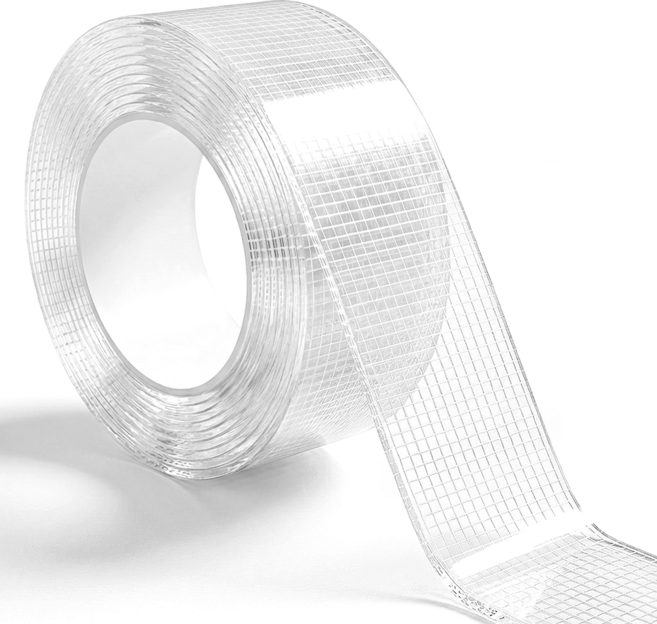 쿠말 뜯어 쓰는 흔적없는 초강력 실리콘 양면 테이프 3m, 투명, 1개