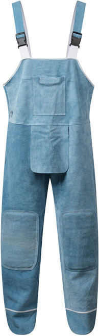 뱅가드 더 영진 국산 용접 멜빵 가슴 작업바지 용접보호구 스펀지 용접복세트 OVP, 청색, 1개