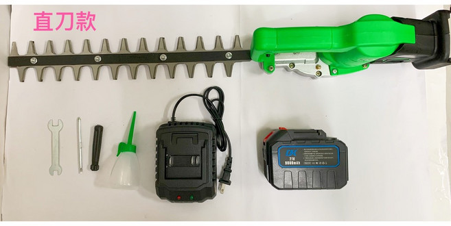21V 充電式 鋰電綠籬機, 1個, 鋰電綠籬機 21V直刀款 9.0AH單電