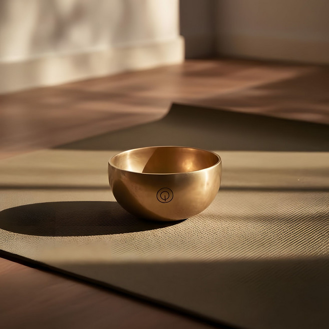 히말라야 명상 악기 요가니크 풀문 싱잉볼, 프리미엄 포장, 1개