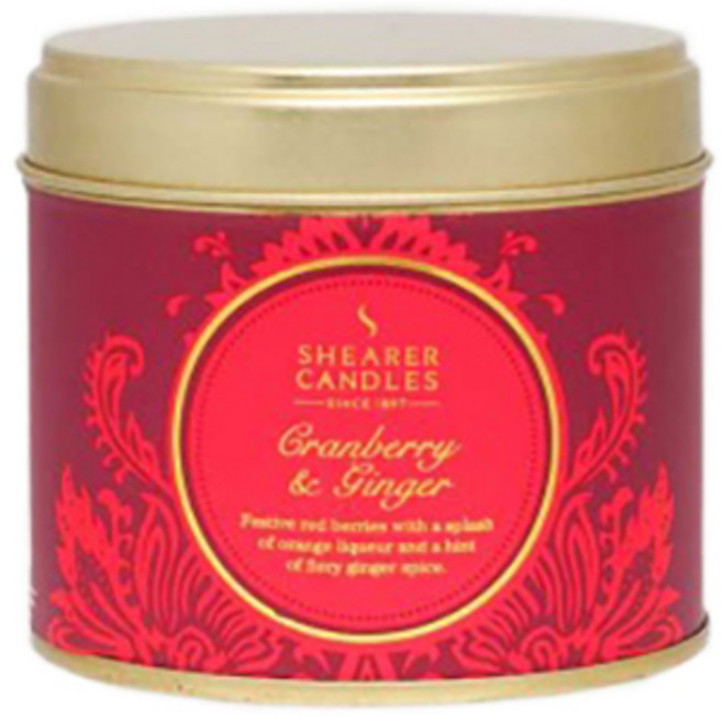 시어러캔들 쿼처 컬렉션 틴캔들 크랜베리&진저, 1개