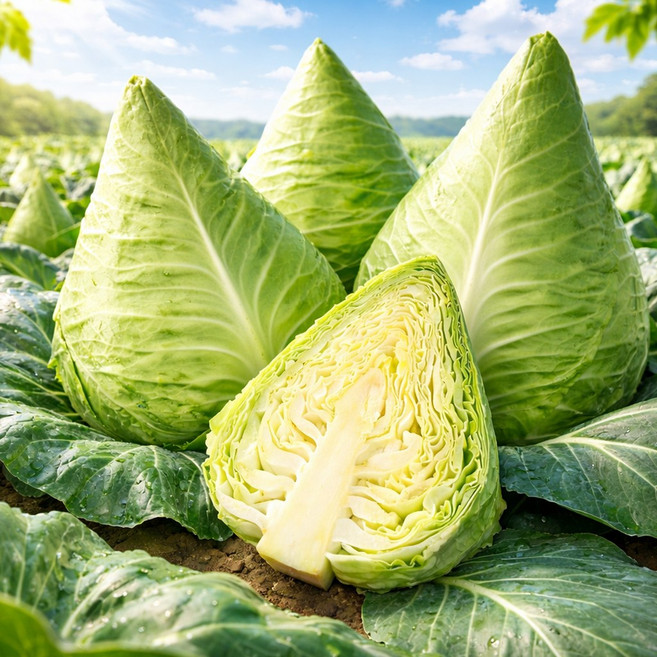 [아삭아삭] 청정제주 고깔양배추 산지직송 꼬깔양배추, 1박스, 5kg