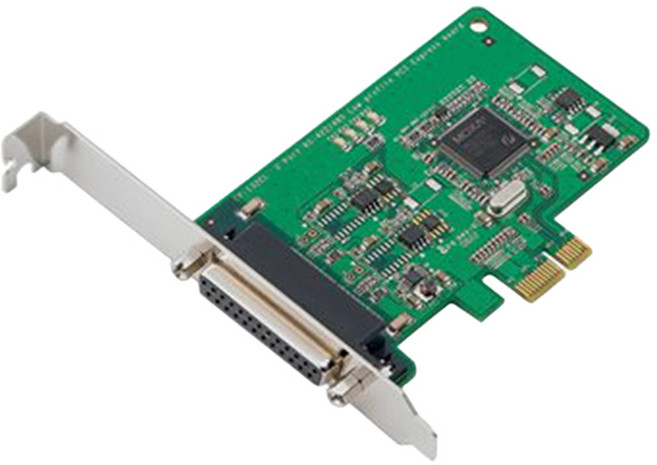 昌運監視器 MOXA CP-132EL-DB9M 2埠 RS-422/485 PCI Express 串列擴充卡, 1個, CP-132EL