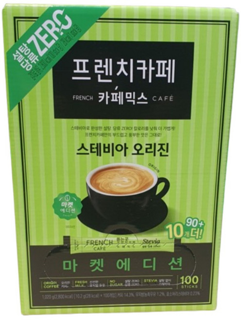 프렌치카페 카페믹스 스테비아, 10.3g, 100개입, 1개