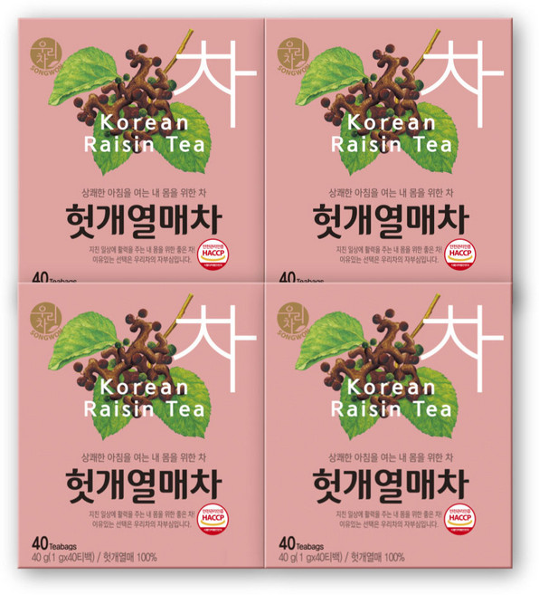 우리차 헛개열매차, 1g, 40개입, 4개